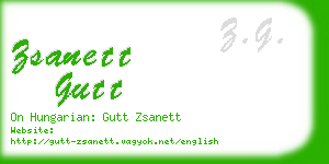 zsanett gutt business card